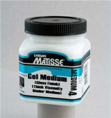 Matisse MM4 Gel Medium 250ml, a versatile acrylic medium for vivid glazes and textured impasto effects.