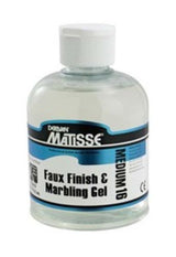 Matisse Mm16 250ml Marbling Gel for creating faux marble finishes with a thick, transparent consistency; versatile for artists and crafters.