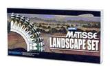 Matisse Set Landscape Colours kit with 10 vibrant 75ml acrylic paints for stunning landscape artwork.