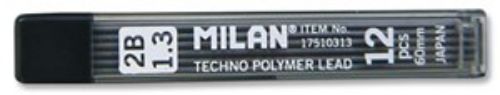 Milan Lead Refill 12pce 1.3mm (2b)