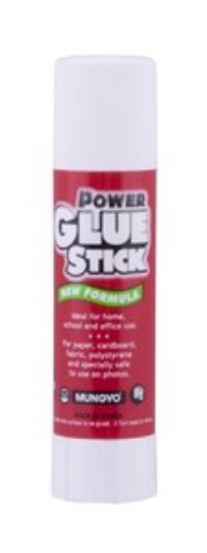 Power Glue Stick 8gr (30pcs/Display) for precise, mess-free adhesion in crafting, safe for all ages and dries clear.