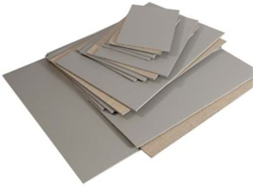 High-quality 300x300mm grey lino block for detailed carving and versatile printmaking for artists and crafters.