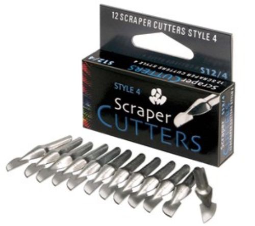 Scraper Cutter No.4 features a sharp blade and ergonomic grip for precision cutting and scraping in various projects.