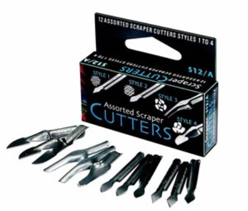 Scraper Cutters 12 Assorted