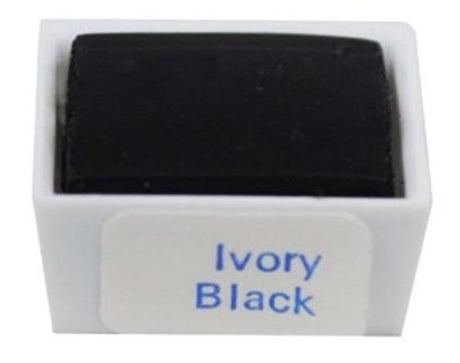 Daler-Rowney Georgian Watercolour Half Pan in Ivory Black, featuring rich pigments for vibrant hues and smooth blending.