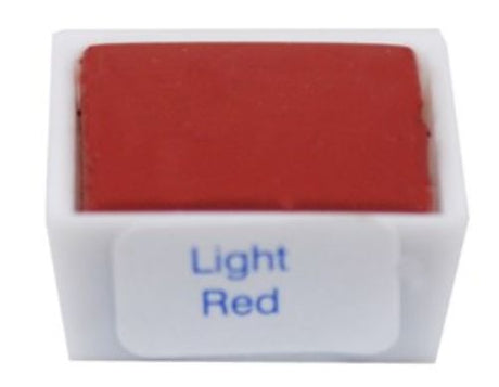 Daler-Rowney Georgian Watercolour Half Pan in Light Red, featuring vibrant color and superior blending for stunning artwork.
