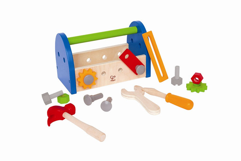 Kids Wooden Toolbox- My First Fix It Toolbox- Hape