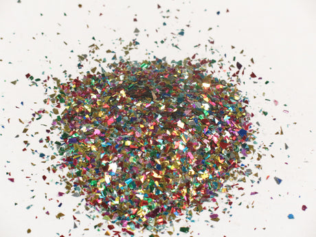 Colorful 1kg bag of non-toxic confetti glitter, ideal for crafts, parties, and DIY projects, adding sparkle to any celebration.