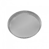 Round Guery quiche pan with loose base, 200mm diameter, fluted edge for easy release and elegant presentation.