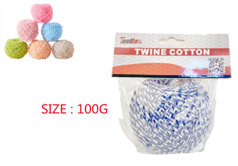 Set of 12 eco-friendly cotton twine rolls, perfect for gift wrapping, scrapbooking, and home decor projects.