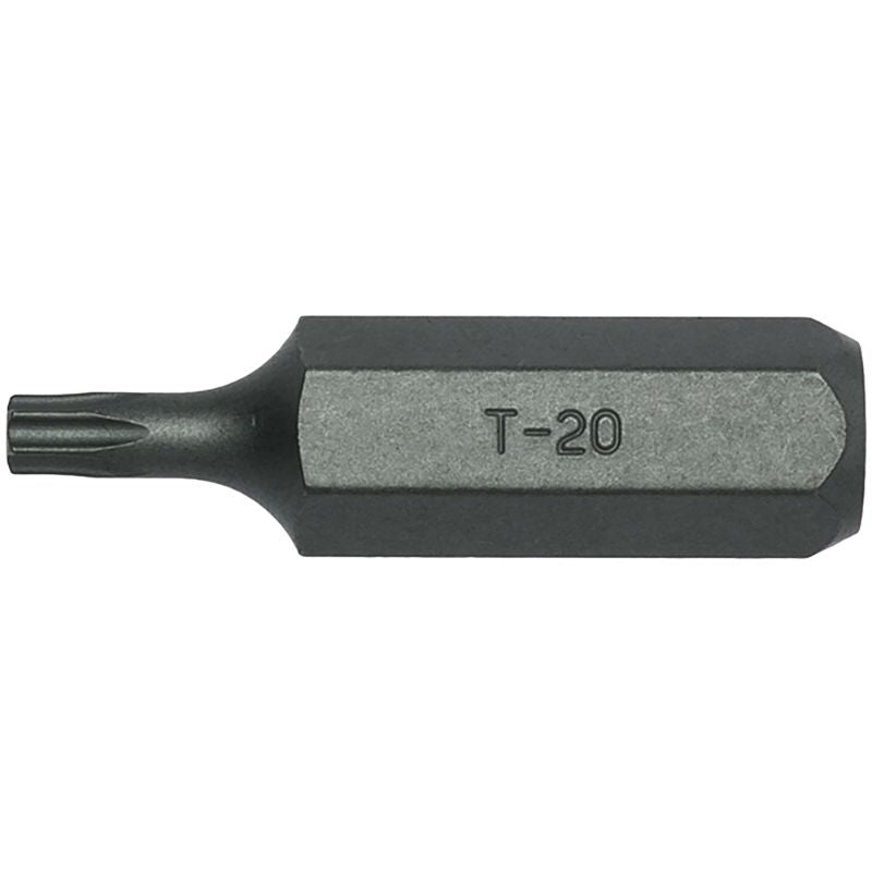 10mm Hex Dr. Tx20 Cr-V Bit, durable steel, 40mm length, for precision fastening in tight spaces. Ideal for power tools.