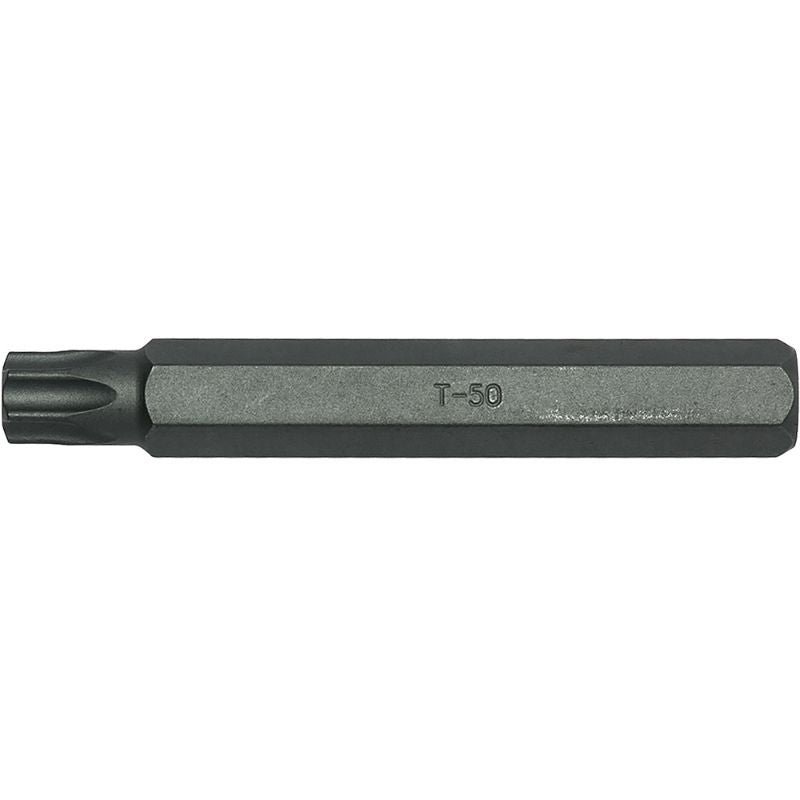 Teng 10mm Hex Dr. Tx50 Cr-V Bit / L75mm