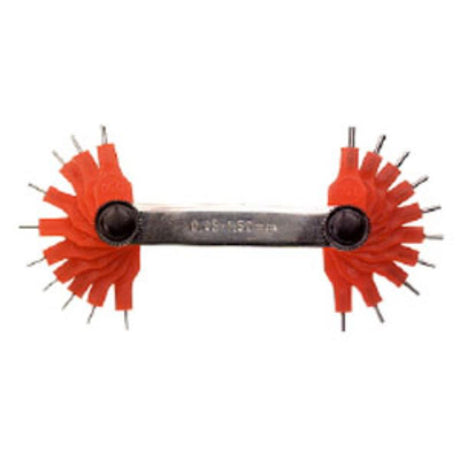 LiMiT Hole Size Gauges with 16 precision pins for measuring hole sizes from 1.50 mm to 3.00 mm, ideal for professionals and DIYers.