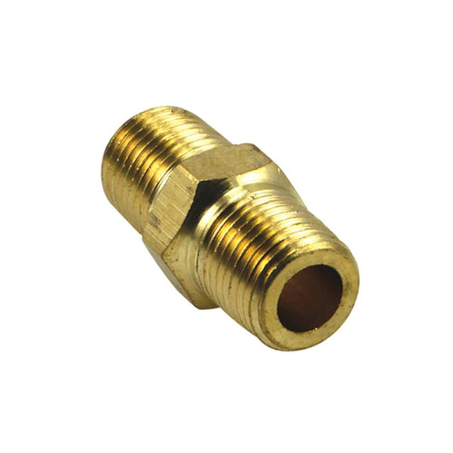 Champion Brass 1/2in BSP Hex Nipple for secure plumbing connections, crafted from durable, corrosion-resistant brass.