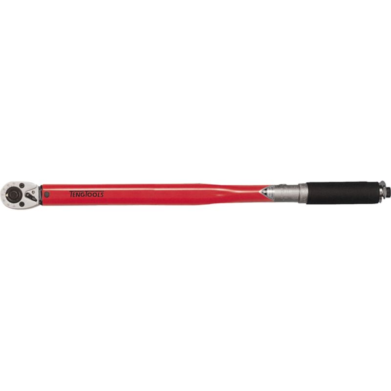 Teng 3/4in Drive Torque Wrench, precise range 65-450Nm, bi-directional, with angular gauge and lockable setting, ideal for mechanics.