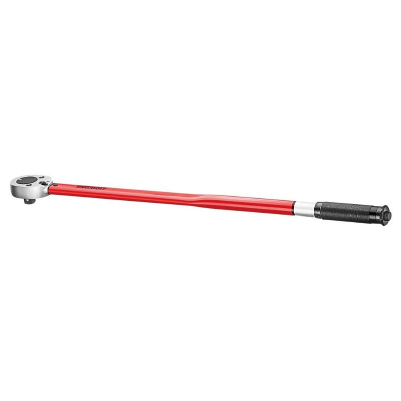 Teng 3/4in Drive Torque Wrench, precision tool with a torque range of 65-450Nm, featuring a dual scale and angular gauge.