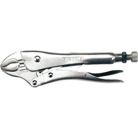 Teng 12in Power Grip Plier with curved jaw for superior grip, self-locking mechanism, ideal for automotive and DIY tasks.