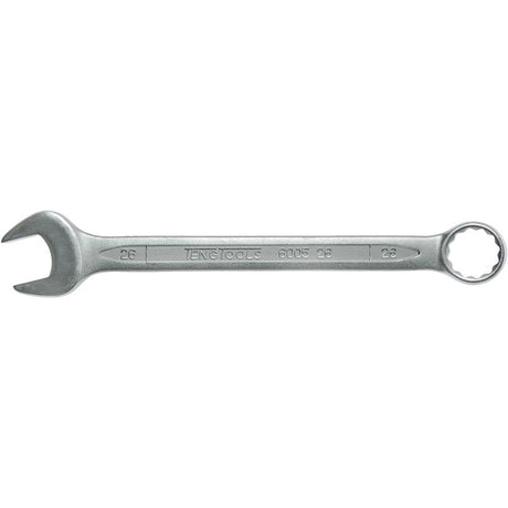 Teng Combination Spanner 26mm crafted from Chrome Vanadium Steel with 12-point ring and ergonomic design for optimal leverage.