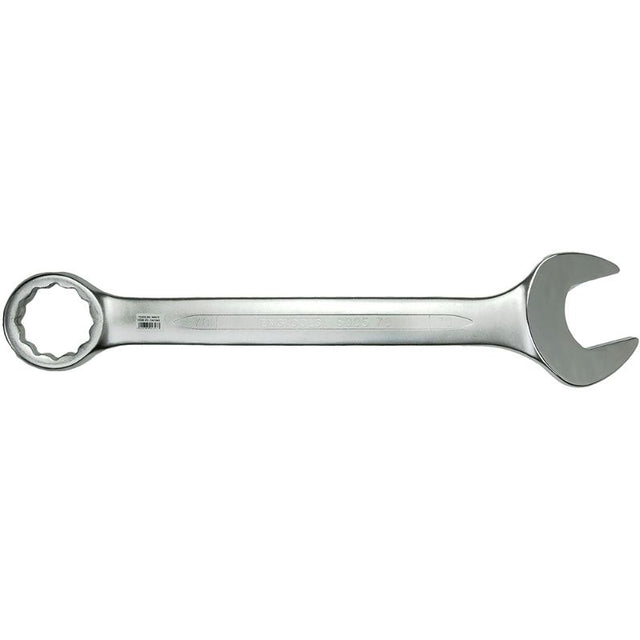 Teng Combination Spanner 70mm in Chrome Vanadium Steel with 12-point ring ends, ideal for tight spaces and damaged fasteners.