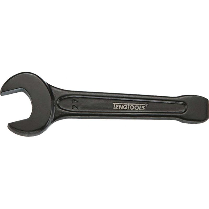 Teng 24mm slogging open-ended spanner, durable tool for mechanics, ideal for tight spaces and heavy-duty applications.