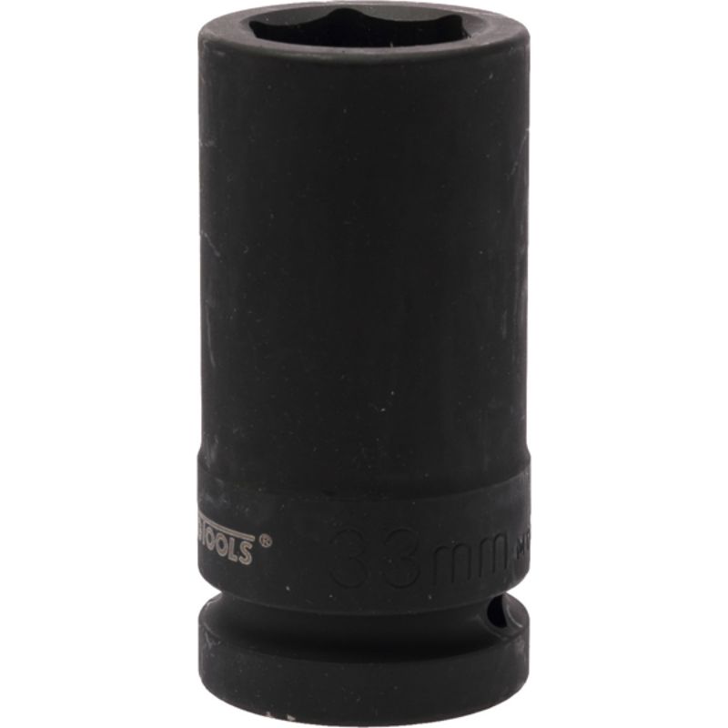 Teng 1in Dr. Deep Impact Socket 33mm, durable chrome vanadium steel, ideal for heavy-duty fastening and automotive repairs.