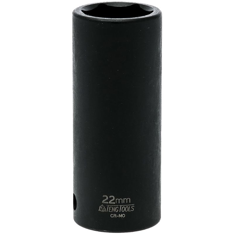 Teng 1/2in Dr. Deep Impact Socket 22mm ANSI