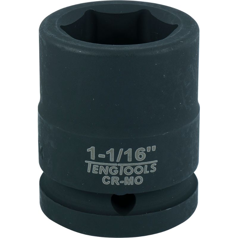 Teng 3/4in Dr. Impact Socket 1-1/16in, durable tool for heavy-duty automotive and industrial projects with excellent grip.