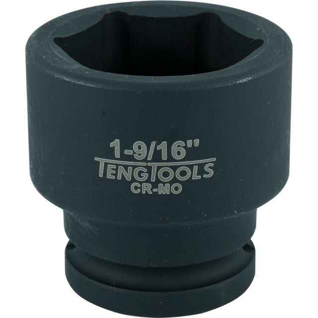 Teng 3/4in Drive Impact Socket 1-9/16in, durable chrome molybdenum steel, ideal for mechanics and heavy-duty tasks.