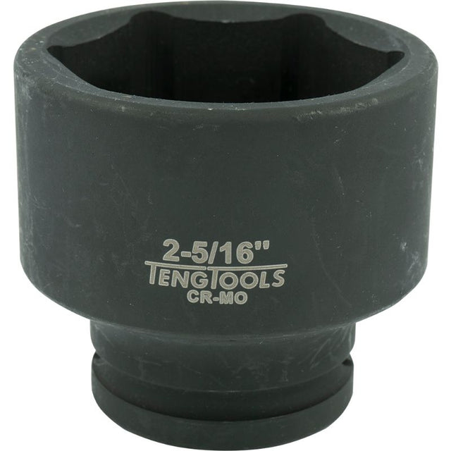 Teng 3/4in drive impact socket 2-5/16in, crafted from durable chrome molybdenum steel for heavy-duty automotive repairs.