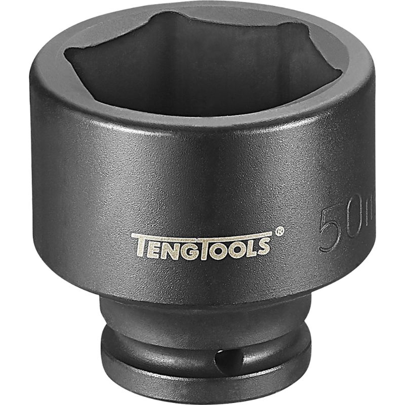 Teng 3/4in drive impact socket 50mm, engineered for high torque, durability, and secure fit on fasteners with pneumatic tools.