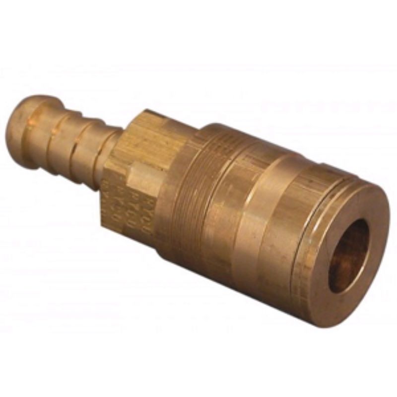 Champion 3/8in Hose Barb Coupling for secure connections in plumbing and fluid transfer, ideal for automotive and industrial use.