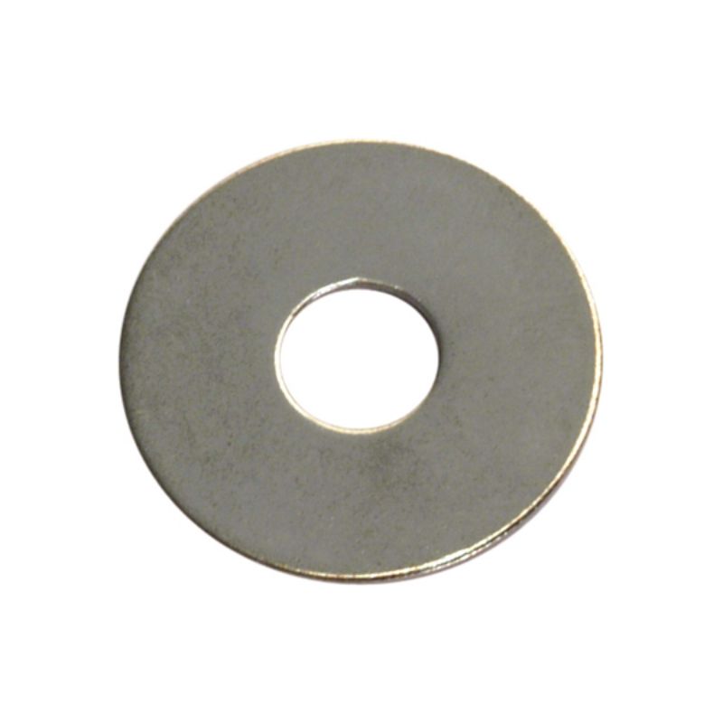 Champion heavy-duty flat steel washer, 3/8in x 7/8in, pack of 40, ideal for strong load distribution in various projects.