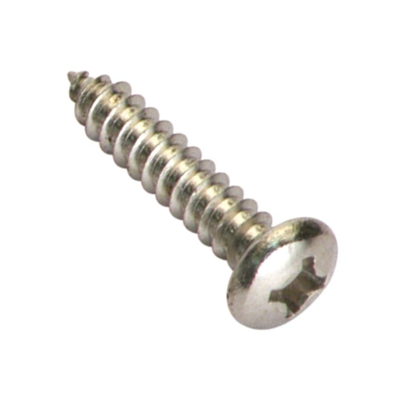 Champion 6G x1in S/Tapping Screw Pan Hd Phillips 304/A2-30pk