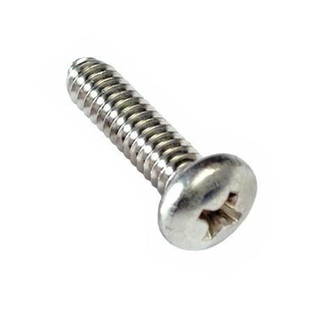 Pan head stainless steel machine screws 1/4in x 2in, durable, rust-resistant, ideal for various fastening tasks, 5-pack.