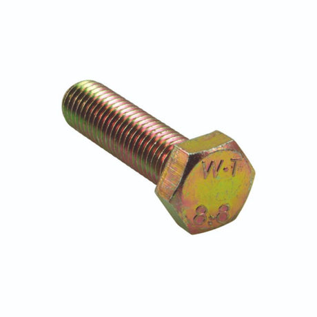 Champion M8 x 50mm set screws (Grade 8.8) in an 8-pack, crafted from durable carbon steel for reliable fastening.