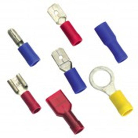 Champion Female Lanced Push-On Terminals in a 20-pack, designed for reliable and easy wiring connections in various projects.