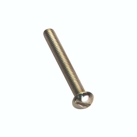 Champion 8/36 x 1in UNF round head machine screws and nuts (24 pack), nickel-plated, durable and corrosion-resistant fasteners.