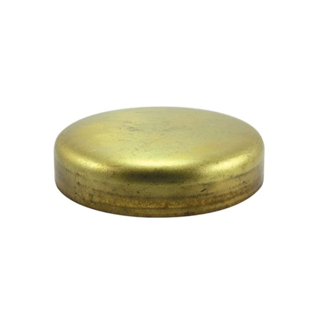 Brass expansion plugs, 46.52mm, cup type, 2-pack; durable, leak-proof, frost protection for plumbing needs.