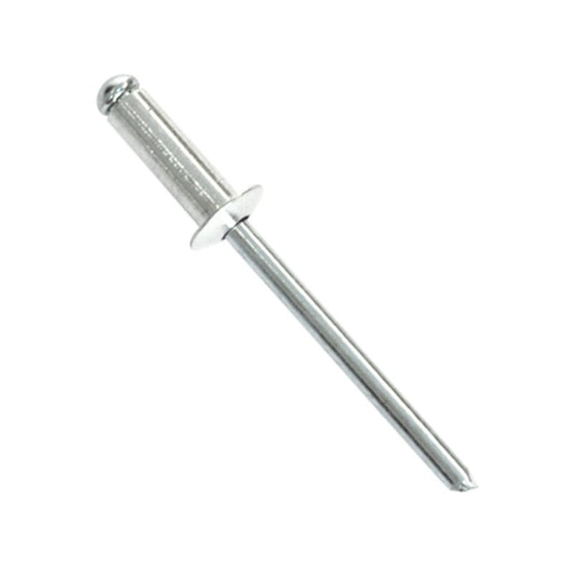"Pack of 50 Champion 1/8in medium blind rivets for reliable fastening in metal, wood, and plastic projects."