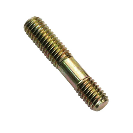 Champion M10 steel manifold studs, 41mm long, 1.25mm thread pitch, durable, corrosion-resistant, 25-pack for reliable connections.