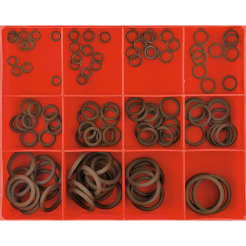 Champion 110pc Viton O-Ring assortment for high pressure and temp resilience, includes 12 sizes, ideal for industrial use.