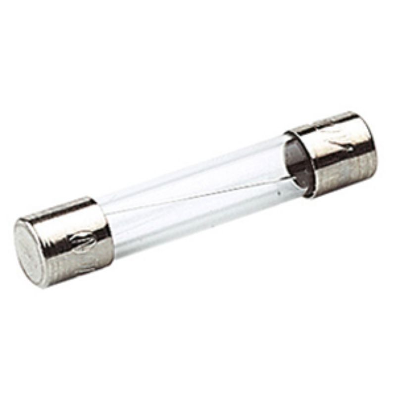 Clear glass fuse, 20 Amp, designed for safety and performance in automotive, marine, and household electronics.