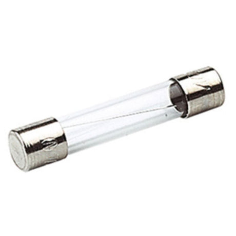 Clear glass fuse, 20 Amp, designed for safety and performance in automotive, marine, and household electronics.