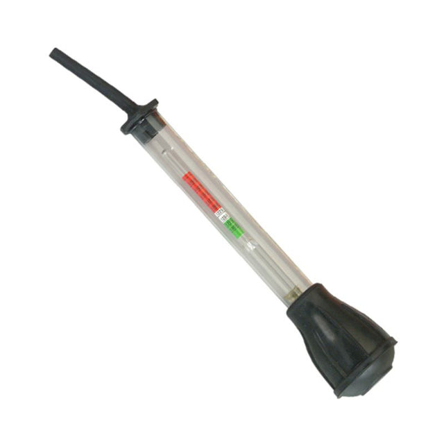 Champion Battery Hydrometer with rubber bulb and float scale, perfect for testing 6, 12, and 24-volt battery health.