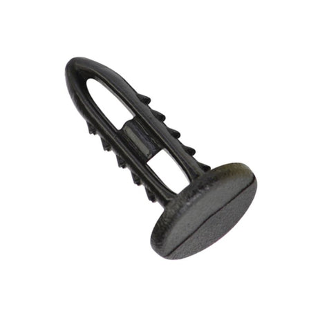 Black Champion Canoe Clips (11mm HD x 26.5mm) for secure gear organization during outdoor canoeing adventures.