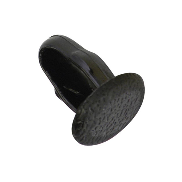 Durable black canoe clips 14mm HD x 16mm designed for secure gear attachment on kayaks and canoes, 6-pack.