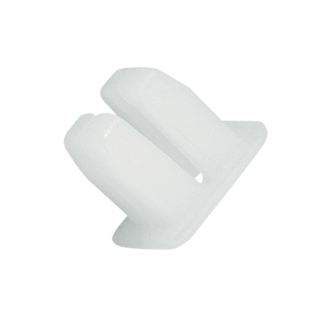 White Champion 6G screw grommets in a 50-pack, durable and corrosion-resistant for secure fastening in various applications.