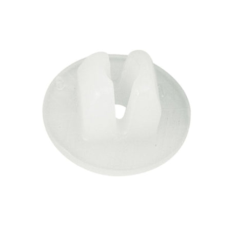 White Champion 6G set screw grommets in a 6-pack, perfect for crafting and repairs, measuring 3/8" x 3/8".