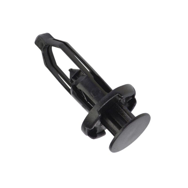 Black Champion push rivet with 18mm head and 28mm length, ideal for automotive and DIY projects, 50-pack.