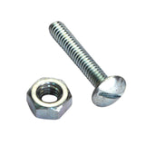 Durable Champion 1/4in x 3/4in Roofing Bolt & Nut, designed for secure fastening and weather resistance in roofing projects.